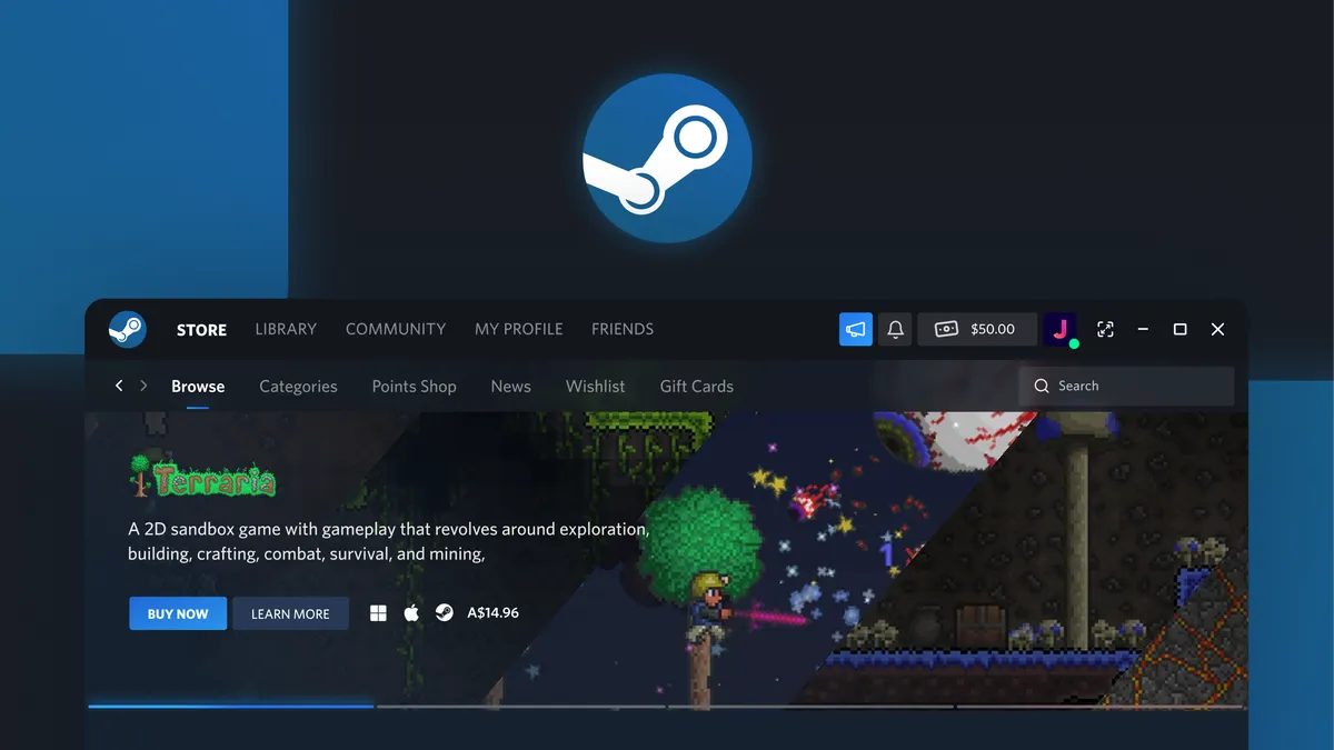 Steam Redesign Concept